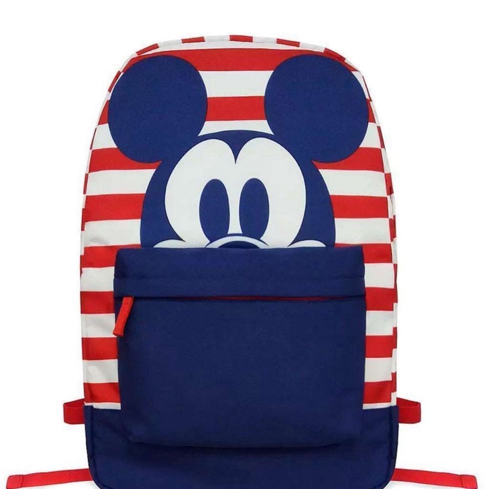 Disney Mickey Mouse Americana Backpack Striped Red/White/Blue